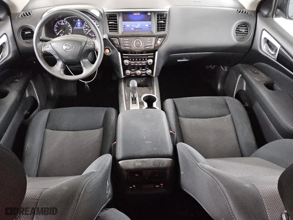 2017 Nissan Pathfinder S with VIN 5N1DR2MN6HC905034, listed as a Copart auction lot 88421955 with 108,227 mi miles and Salvage Title. Bid and sale history available at carsss.com. Image 8.