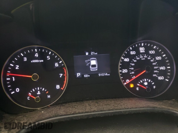 2019 Kia Forte LXS with VIN 3KPF24AD0KE134773, listed as a Copart auction lot 61628964 with 91,014 mi miles and Clean title. Bid and sale history available at DreamBid. Image 9.