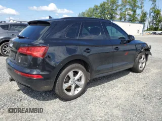 2020 Audi Q5 Premium Plus with VIN WA1BNAFY2L2013610, listed as a Copart auction lot 57633135 with 27,835 mi miles and Salvage title. Bid and sale history available at DreamBid. Image 3.