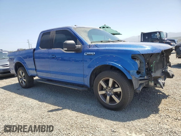 2017 Ford F-150 XL with VIN 1FTEX1CF2HKC74498, listed as a Copart auction lot 61177575 with 81,780 mi miles and Salvage title. Bid and sale history available at DreamBid. Image 4.