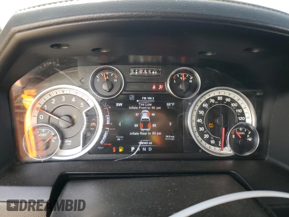 2017 Ram 2500 Laramie with VIN 3C6UR5FL2HG755056, listed as a Copart auction lot 85668644 with 198,343 mi miles and Salvage Title. Bid and sale history available at carsss.com. Image 9.