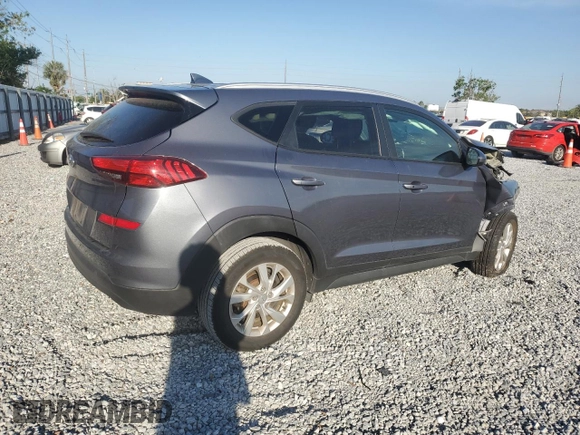 2021 Hyundai Tucson Value with VIN KM8J33A49MU343320, listed as a Copart auction lot 50803645 with Not Provided miles and Non Repairable. Bid and sale history available at DreamBid. Image 3.