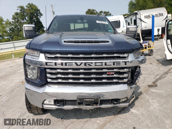 2022 Chevrolet Silverado 3500HD LTZ with VIN 2GC4YUEY0N1204440, listed as a Copart auction lot 79174864 with 27,414 mi miles and Salvage Title. Bid and sale history available at DreamBid. Image 5.
