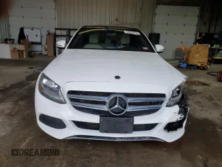 2018 Mercedes-Benz C 300 with VIN 55SWF4KB2JU280486, listed as a Copart auction lot 46850755 with 73,452 mi miles and Salvage title. Bid and sale history available at DreamBid. Image 5.