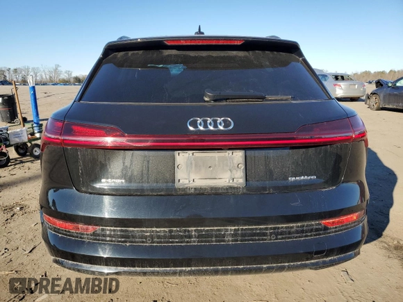 2022 Audi e-tron Premium z VIN WA1AAAGE3NB030477, wystawiony jako Copart lot #45118825 z przebiegiem 59 393 mil mil oraz Szkody całkowita. Historia ofert i sprzedaży dostępna na DreamBid. Obrazek 6.