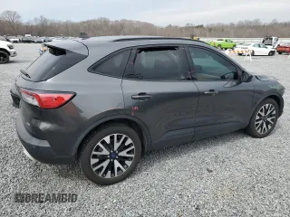 2020 Ford Escape SE Sport Hybrid with VIN 1FMCU0BZ1LUB31301, listed as a Copart auction lot 48745645 with 124,101 mi miles and Salvage Title. Bid and sale history available at carsss.com. Image 3.