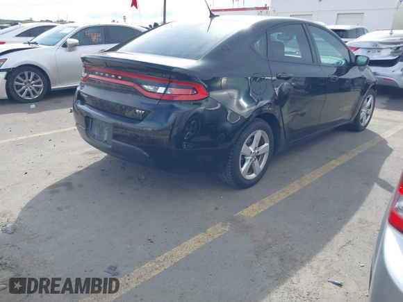 2015 Dodge Dart SXT with VIN 1C3CDFBB7FD407239, listed as a IAAI auction lot 41948863 with 109,219 mi miles. Bid and sale history available at carsss.com. Image 4.
