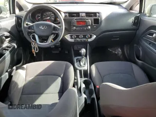 2014 Kia Rio LX with VIN KNADM4A35E6346018, listed as a Copart auction lot 85544104 with 76,455 mi miles and Salvage Title. Bid and sale history available at carsss.com. Image 8.
