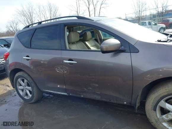 2009 Nissan Murano SL with VIN JN8AZ18W29W211353, listed as a IAAI auction lot 41677855 with 107,126 mi miles. Bid and sale history available at carsss.com. Image 13.