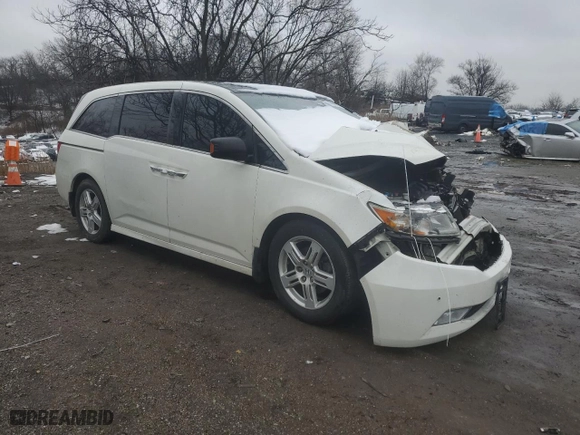 2013 Honda Odyssey Touring with VIN 5FNRL5H96DB091264, listed as a Copart auction lot 44904045 with 0 mi miles and Salvage Title. Bid and sale history available at carsss.com. Image 4.