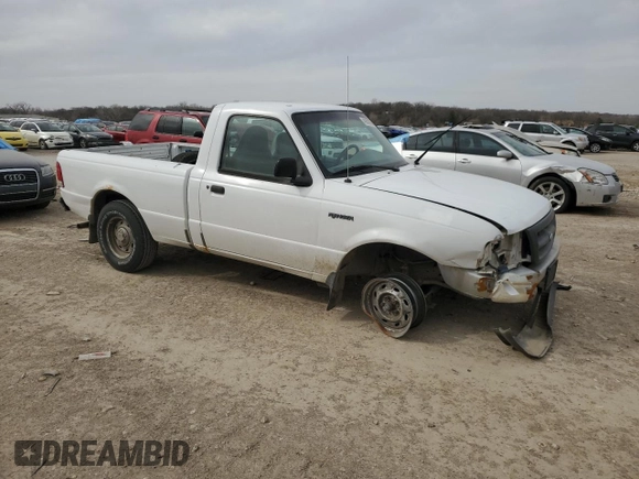 2000 Ford Ranger XL with VIN 1FTYR10V1YPA88554, listed as a Copart auction lot 49630765 with 206,711 mi miles and Salvage Title. Bid and sale history available at carsss.com. Image 4.