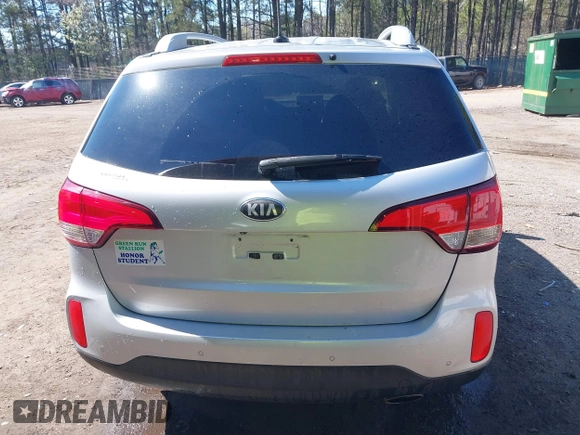 2014 Kia Sorento LX with VIN 5XYKT4A63EG457302, listed as a IAAI auction lot 41859779 with 122,724 mi miles. Bid and sale history available at carsss.com. Image 16.
