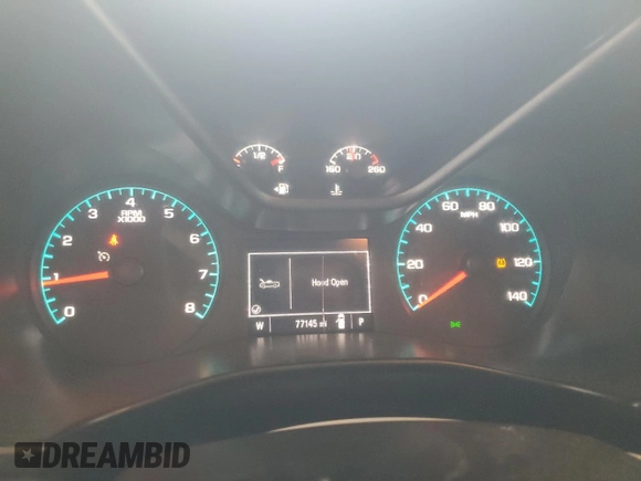 2022 Chevrolet Colorado 2WD LT with VIN 1GCHSCEAXN1116727, listed as a Copart auction lot 53841285 with 77,145 mi miles and Clean Title. Bid and sale history available at carsss.com. Image 9.