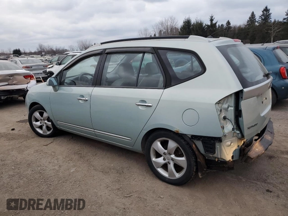 2007 Kia Rondo LX Base with VIN KNAFG525X77093670, listed as a Copart auction lot 87956025 with 138,330 mi miles and Salvage Title. Bid and sale history available at carsss.com. Image 2.