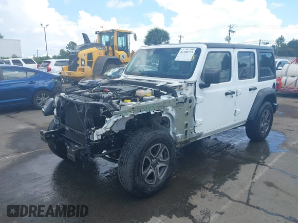 2018 Jeep Wrangler Unlimited Sport с VIN 1C4HJXDG3JW129798, выставлен на аукционе IAAI как лот 42635872 с пробегом 74 392 миль миль и . История ставок и продаж доступна на DreamBid. Изображение 20.