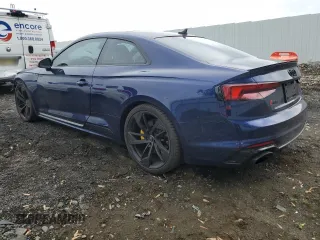 2018 Audi RS 5 z VIN WUAPWAF57JA903041, wystawiony jako Copart lot #53947544 z przebiegiem 59 508 mil mil oraz . Historia ofert i sprzedaży dostępna na DreamBid. Obrazek 2.