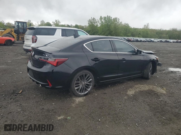 2019 Acura ILX Premium z VIN 19UDE2F86KA004449, wystawiony jako Copart lot #55303115 z przebiegiem 78 053 mil mil oraz Szkoda całkowita • Salvage title. Historia ofert i sprzedaży dostępna na DreamBid. Obrazek 3.