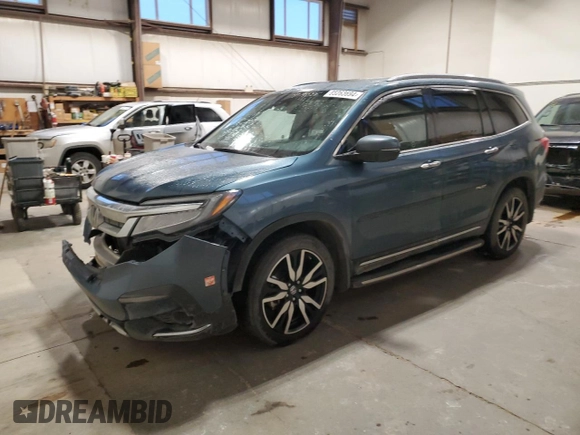 2019 Honda Pilot Touring 7-Passenger with VIN 5FNYF6H68KB502501, listed as a Copart auction lot 85263694 with 119,183 mi miles and Salvage Title. Bid and sale history available at DreamBid. Image 1.