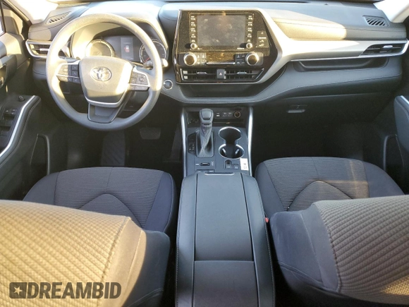 2022 Toyota Highlander L with VIN 5TDCZRBHXNS584342, listed as a Copart auction lot 77528754 with 13,209 mi miles and Salvage title. Bid and sale history available at DreamBid. Image 8.
