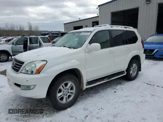 2005 Lexus GX with VIN JTJBT20X250074971, listed as a Copart auction lot 44061045 with 285,381 mi miles and Clean Title. Bid and sale history available at carsss.com. Image 1.