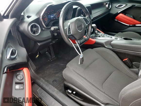 2021 Chevrolet Camaro 1LT with VIN 1G1FB1RS5M0132846, listed as a Copart auction lot 58764365 with 62,148 mi miles and Salvage title. Bid and sale history available at DreamBid. Image 8.
