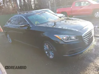 2017 Genesis G80 3.8L with VIN KMHGN4JE3HU204955, listed as a IAAI auction lot 41501931 with 83,519 mi miles. Bid and sale history available at carsss.com. Image 1.