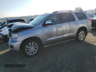 2012 Toyota Sequoia Ltd with VIN 5TDJW5G11CS068582, listed as a Copart auction lot 82334044 with 151,478 mi miles and Salvage Title. Bid and sale history available at carsss.com. Image 1.