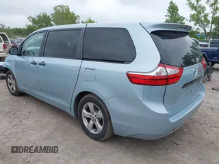 2016 Toyota Sienna L with VIN 5TDZK3DC5GS710011, listed as a IAAI auction lot 42358731 with 119,104 mi miles and . Bid and sale history available at DreamBid. Image 3.
