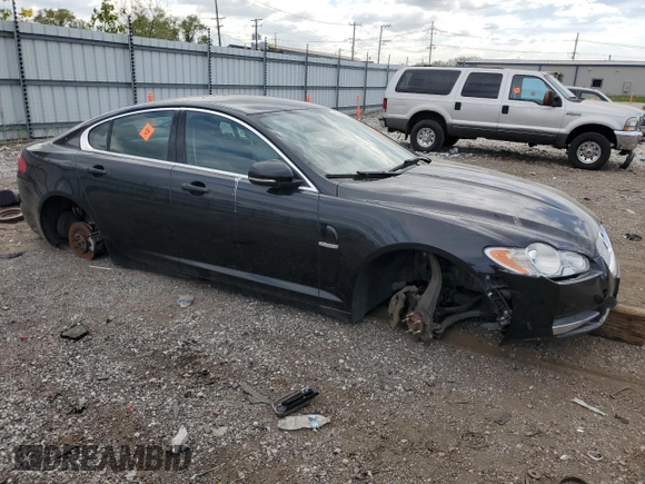 2010 Jaguar XF Premium Luxury with VIN SAJWA0GBXALR73757, listed as a Copart auction lot 56294025 with Not Provided miles and Salvage Title. Bid and sale history available at DreamBid. Image 4.