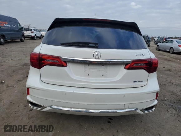 2020 Acura MDX Sport Hybrid w/Technology Pkg with VIN 5J8YD7H59LL001930, listed as a Copart auction lot 85849074 with 0 mi miles and Salvage Title. Bid and sale history available at carsss.com. Image 6.