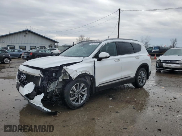 2020 Hyundai Santa Fe Limited with VIN 5NMS5CAD5LH214693, listed as a Copart auction lot 47571215 with 93,643 mi miles and Salvage Title. Bid and sale history available at carsss.com. Image 1.