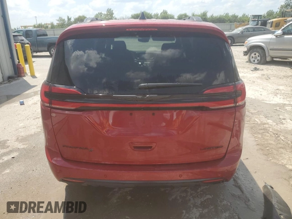2025 Chrysler Pacifica Limited z VIN 2C4RC1GG8SR509270, wystawiony jako Copart lot #62577205 z przebiegiem 28 349 mil mil oraz Czysty tytuł • Clean title. Historia ofert i sprzedaży dostępna na DreamBid. Obrazek 6.