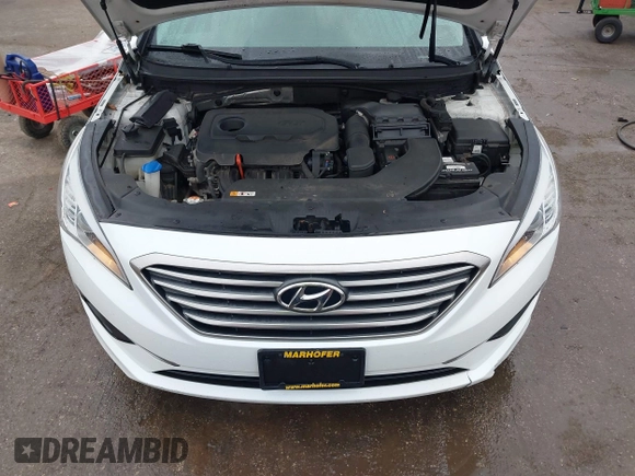 2016 Hyundai Sonata SE with VIN 5NPE24AF2GH351953, listed as a IAAI auction lot 41658674 with 126,126 mi miles and . Bid and sale history available at carsss.com. Image 10.