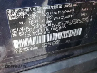2019 Toyota RAV4 XLE with VIN 2T3W1RFV3KW014147, listed as a Copart auction lot 46943675 with 70,850 mi miles and Salvage Title. Bid and sale history available at DreamBid. Image 13.