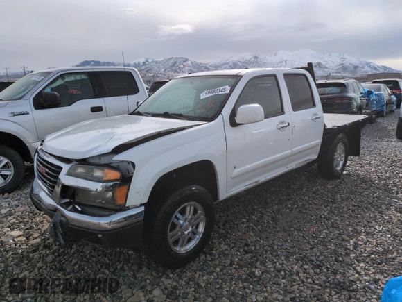 2009 GMC Canyon SLE1 with VIN 1GTDT13E198153975, listed as a Copart auction lot 49480345 with 232,800 mi miles and Salvage Title. Bid and sale history available at carsss.com. Image 1.
