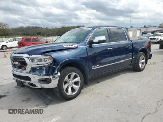 2020 Ram 1500 Limited with VIN 1C6SRFHT0LN314794, listed as a Copart auction lot 51520715 with 61,397 mi miles and Salvage title. Bid and sale history available at DreamBid. Image 1.