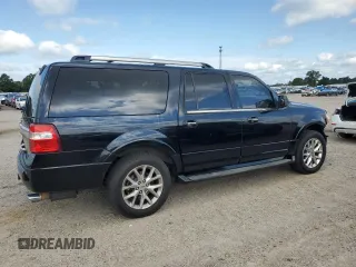 2017 Ford Expedition Max Limited with VIN 1FMJK2AT4HEA55161, listed as a Copart auction lot 62982615 with 153,249 mi miles and Salvage title. Bid and sale history available at DreamBid. Image 3.