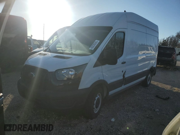 2021 Ford Transit Cargo with VIN 1FTBR1X87MKA68791, listed as a Copart auction lot 43239345 with 95,963 mi miles and Salvage Title. Bid and sale history available at DreamBid. Image 1.