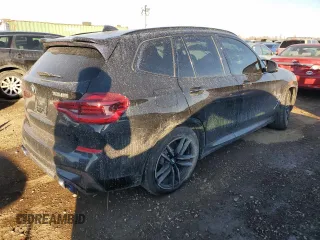 2020 BMW X3 M Competition with VIN 5YMTS0C06LLA57870, listed as a Copart auction lot 88990635 with Not Provided miles and Salvage Title. Bid and sale history available at carsss.com. Image 3.