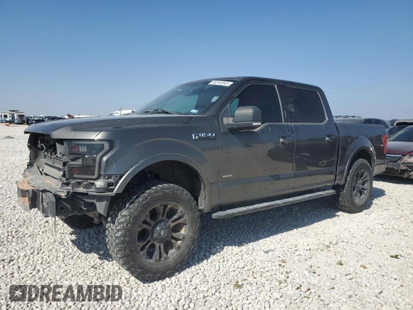2016 Ford F-150 XL with VIN 1FTEW1CG4GKE01245, listed as a Copart auction lot 48244945 with 116,329 mi miles and Salvage Title. Bid and sale history available at DreamBid. Image 1.