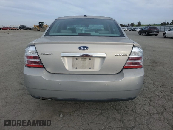 2009 Ford Taurus Limited with VIN 1FAHP25W69G118572, listed as a Copart auction lot 47356135 with 124,956 mi miles and Clean Title. Bid and sale history available at carsss.com. Image 6.