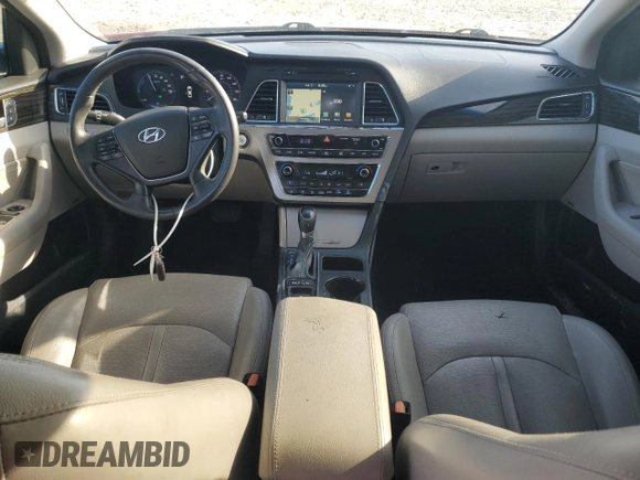2016 Hyundai Sonata Hybrid Limited with VIN KMHE34L18GA021946, listed as a Copart auction lot 46665355 with 118,513 mi miles and Salvage Title. Bid and sale history available at carsss.com. Image 8.