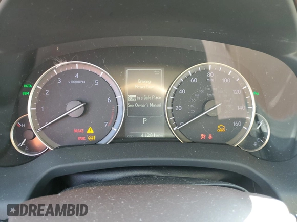 2016 Lexus RX 350 with VIN 2T2ZZMCA5GC001066, listed as a Copart auction lot 60964615 with 41,281 mi miles and Salvage title. Bid and sale history available at DreamBid. Image 9.