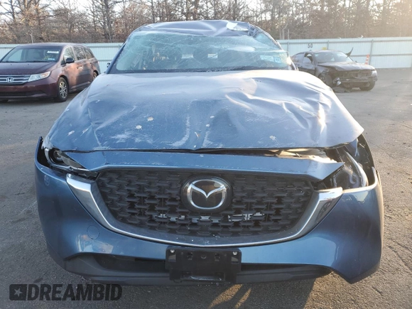 2023 Mazda CX-5 2.5 S with VIN JM3KFBAM5P0228761, listed as a Copart auction lot 42827995 with 0 mi miles and Salvage Title. Bid and sale history available at carsss.com. Image 5.