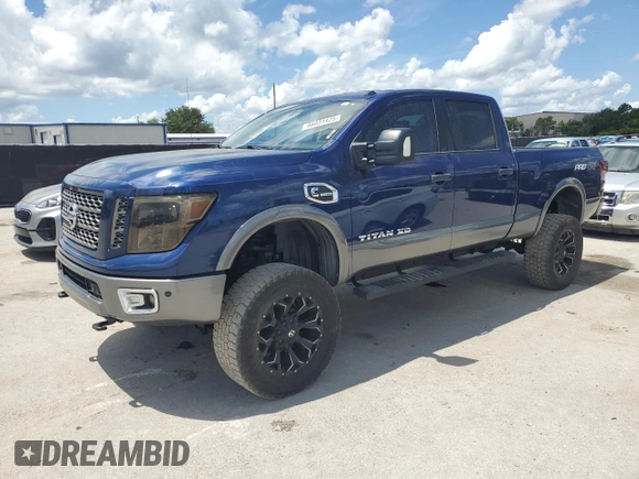 2016 Nissan Titan Pro-4X с VIN 1N6BA1F44GN506625, выставлен на аукционе Copart как лот 66031425 с пробегом 140 884 миль миль и Чистый • Clean title. История ставок и продаж доступна на DreamBid. Изображение 1.