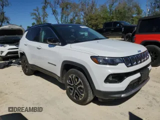 2022 Jeep Compass (RED) Edition with VIN 3C4NJDCB1NT115868, listed as a Copart auction lot 47720275 with 50,385 mi miles and Salvage Title. Bid and sale history available at DreamBid. Image 4.