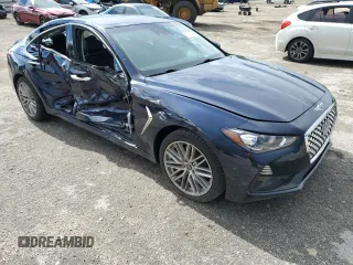 2020 Genesis G70 2.0T with VIN KMTG64LA3LU062323, listed as a Copart auction lot 60740084 with 51,342 mi miles and Non Repairable. Bid and sale history available at DreamBid. Image 4.