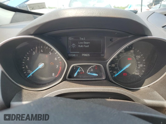 2018 Ford Escape S with VIN 1FMCU0F77JUA28096, listed as a Copart auction lot 59308825 with 151,046 mi miles and Salvage title. Bid and sale history available at DreamBid. Image 9.