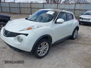 2012 Nissan Juke SL with VIN JN8AF5MV6CT113108, listed as a IAAI auction lot 41886495 with 1 mi miles. Bid and sale history available at carsss.com. Image 2.