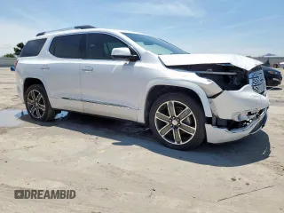2017 GMC Acadia Denali with VIN 1GKKNPLS8HZ327113, listed as a Copart auction lot 58431595 with 102,061 mi miles and Salvage title. Bid and sale history available at DreamBid. Image 4.